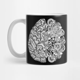 Brain, gear, head, mental Health Mug